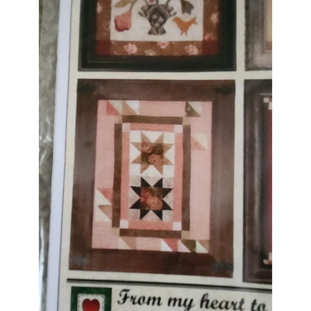 Fit to Frame: Set Five Quilt Pattern 1705 VTG 2007 Four 4‎ Designs by Lori Smith